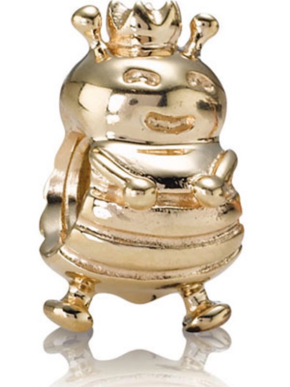 Pandora 14K Yellow Gold Queen Bee Charm